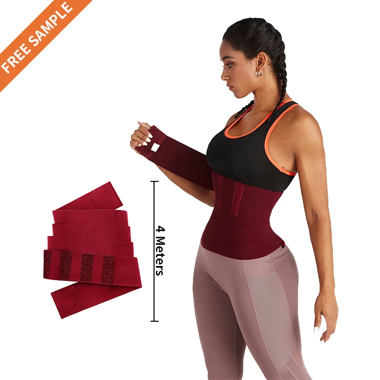 

High Elasticity Nylon Waist Bandage High Waist Belly Wrap for Women Weight Loss