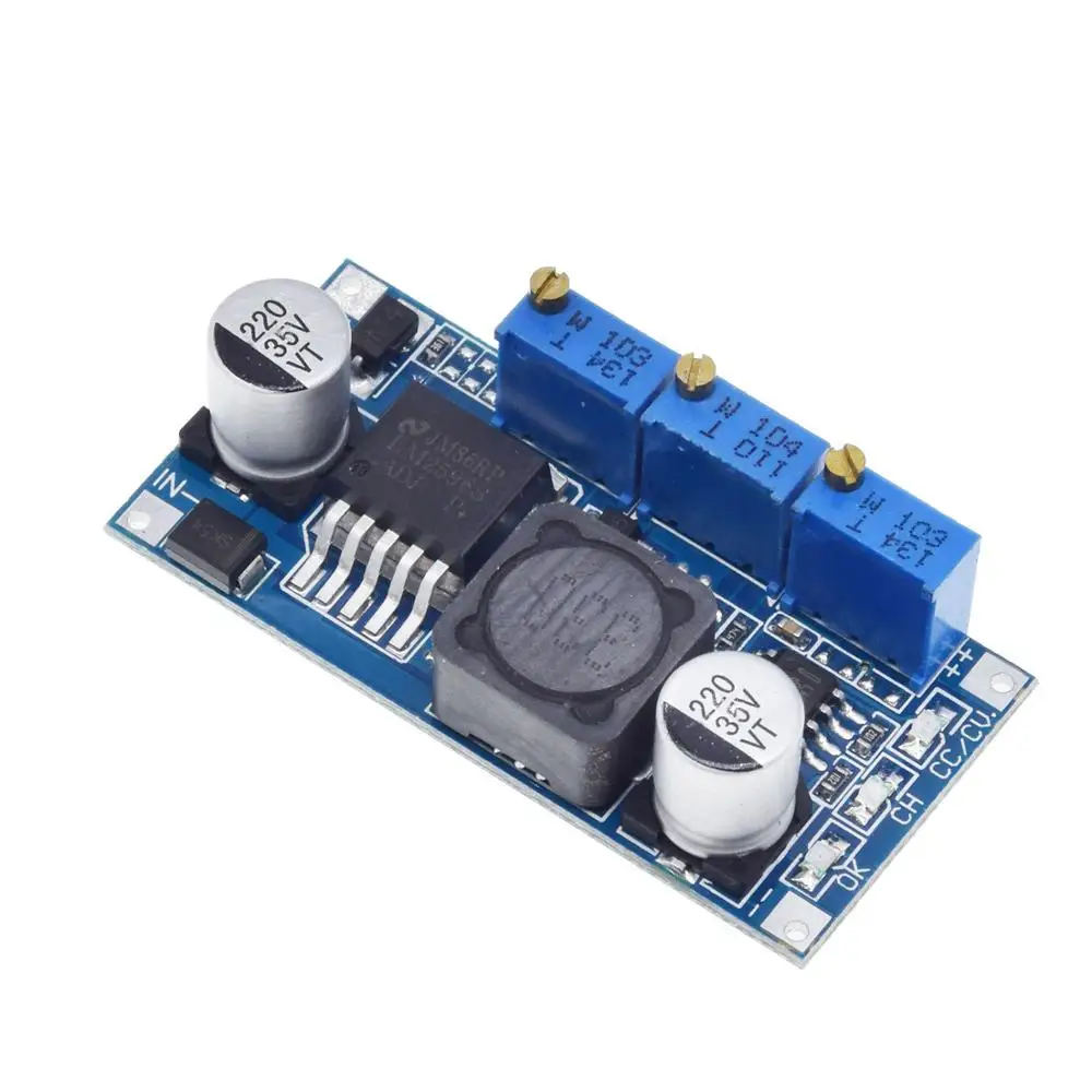 LM2596 LED Driver DC-DC Step-down Adjustable CC/CV Power Supply Module Battery Charger Adjustable LM2596S Constant Current