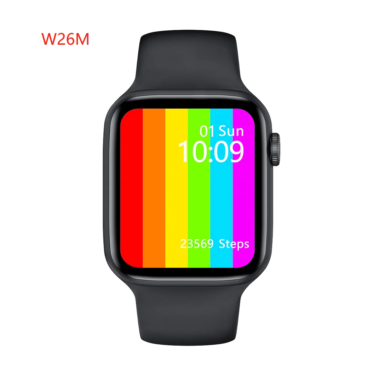 

2021 W26M Smart Watch Series 6 40mm 1.58 inch Smartwatch W26M Fitness Smart Bracelet Upgrade for women