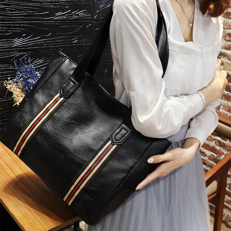 

Luxury brand women handbag trend classic black tote bag all kinds of designer bags wholesale