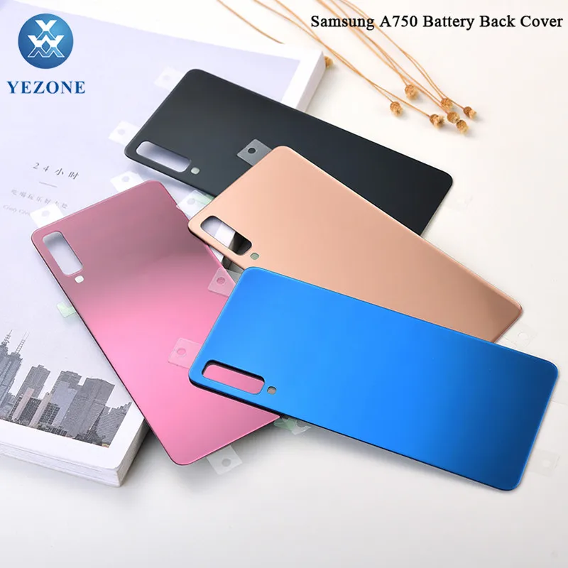 

For Samsung Galaxy A7 2018 A750 A750F A750 Battery Back Cover 3Dglass Rear Door Housing Glass Panel Replacement Case For A750