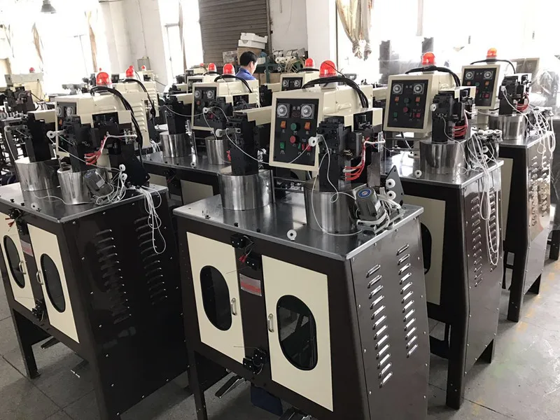 
China manufacturer Nylon Zipper teeth coiling making industrial machine 