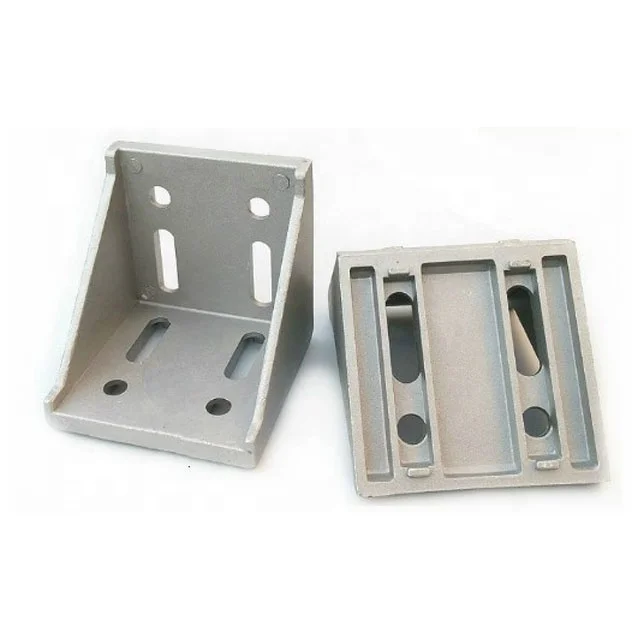 6060 Series Inner Connector Corner Angle Bracket 90 Degree Aluminum Alloy for Aluminum Extrusion Profile Frames Triangle