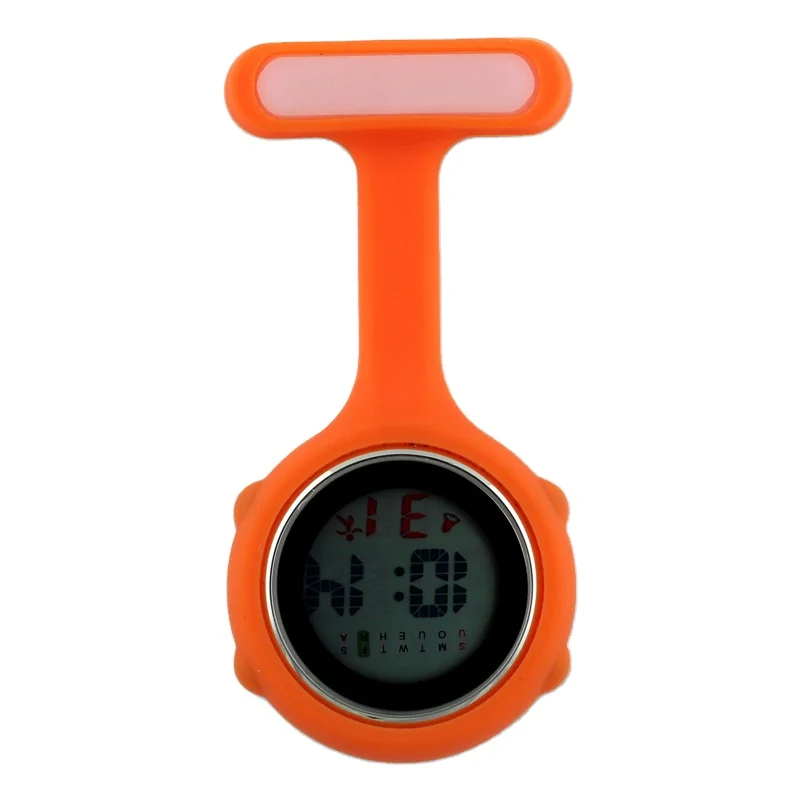 

wholesale silicone rubber digital sport pocket nurse watch