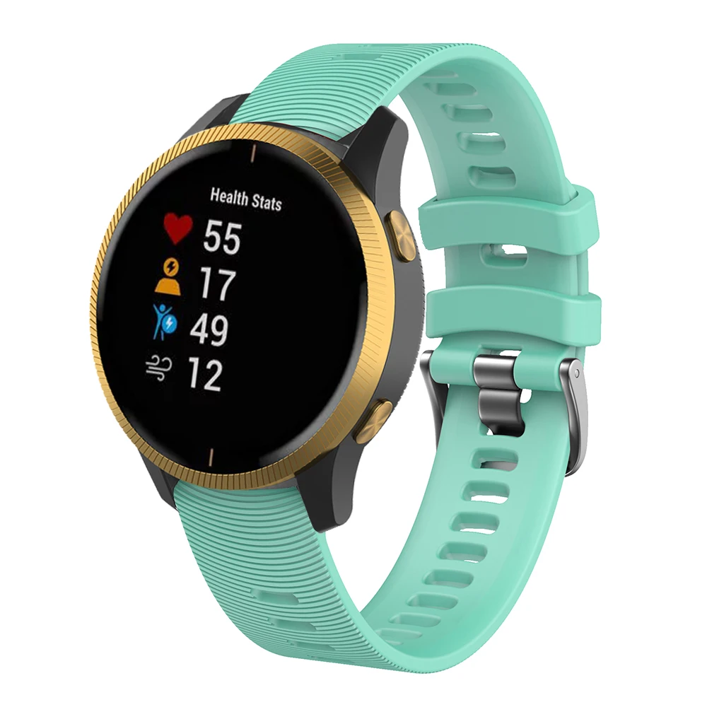 

Silicone Watch Band Strap Sport Replacement Bracelet Belt Band 22mm Wristband for Garmin Vivomove Band Vivomove 3 /Move Luxe, Multi-color optional or customized