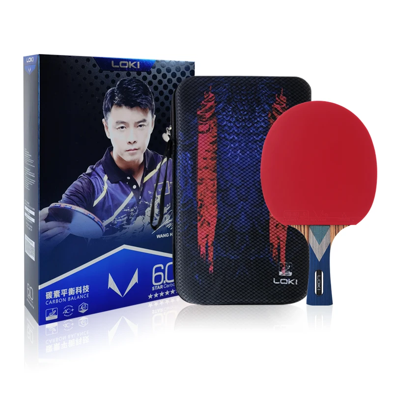 

LOKI R6 Star Wholesale Professional Ping Pong Racket Custom Table Tennis Paddle For Training
