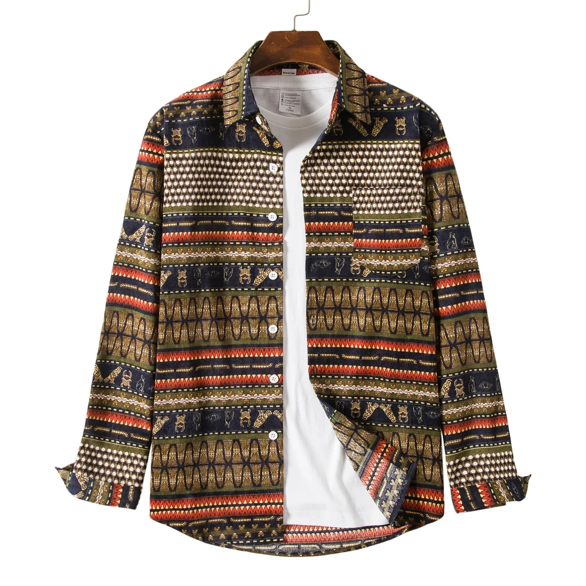 

2021 Wholesale Casual long sleeves mens custom cotton flannel shirt