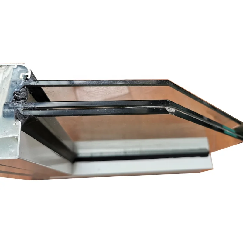 UPVC ламинированные двойные стеклянные окна производитель в Китае