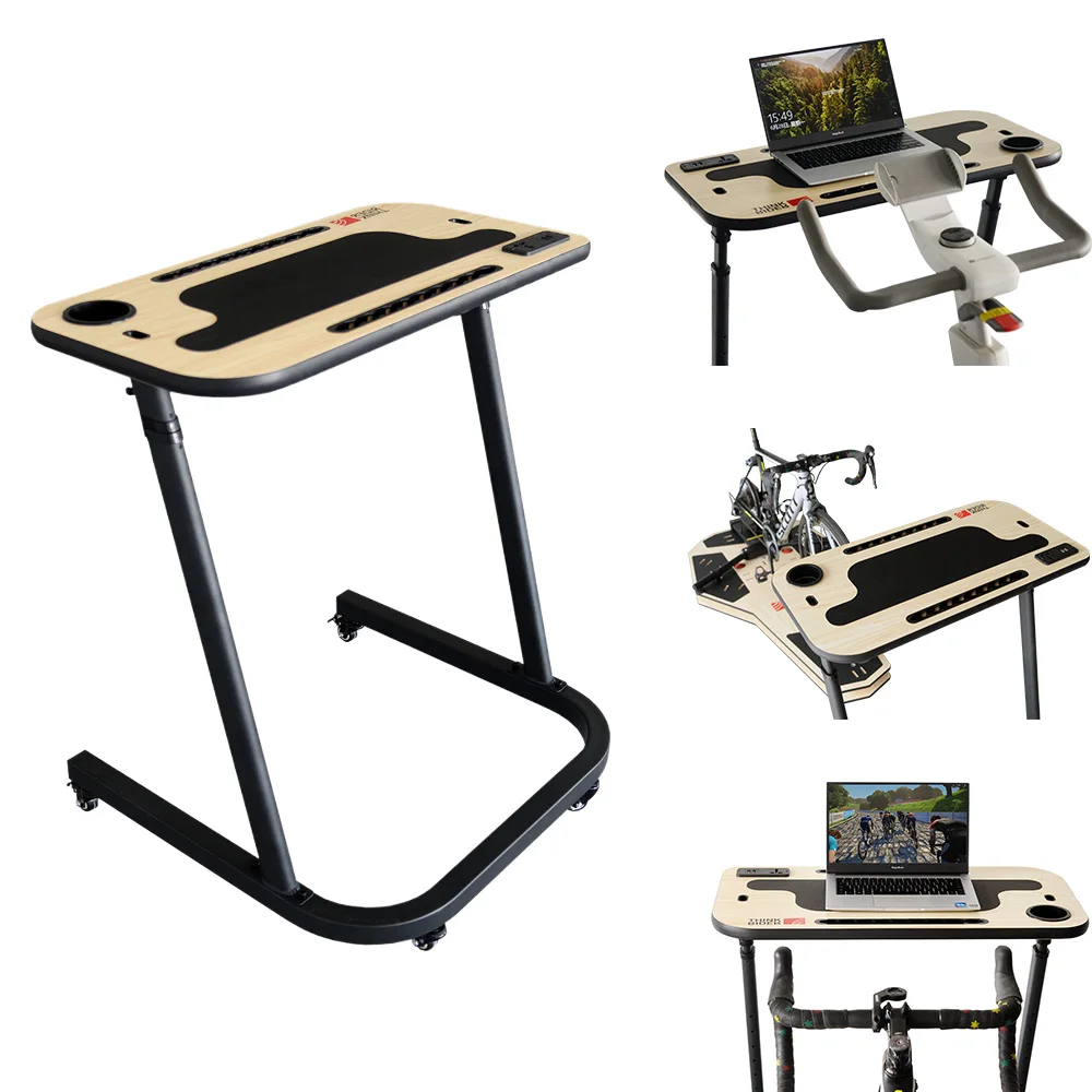 

ThinkRider Height Adjustable Indoor Cycling Bike Trainer Fitness Laptop Table Office Training Desk