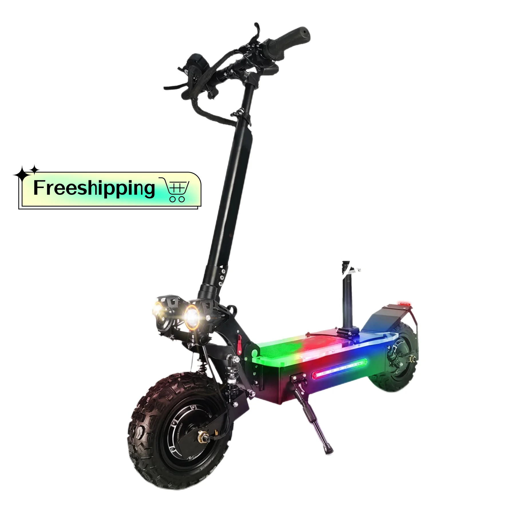 

EU Stock 100KM 5600W Powerful Electrical Scooter Dual Motor Foldable 11Inch E Scooters 85km/h Fat Tire Off Road Electric Scooter