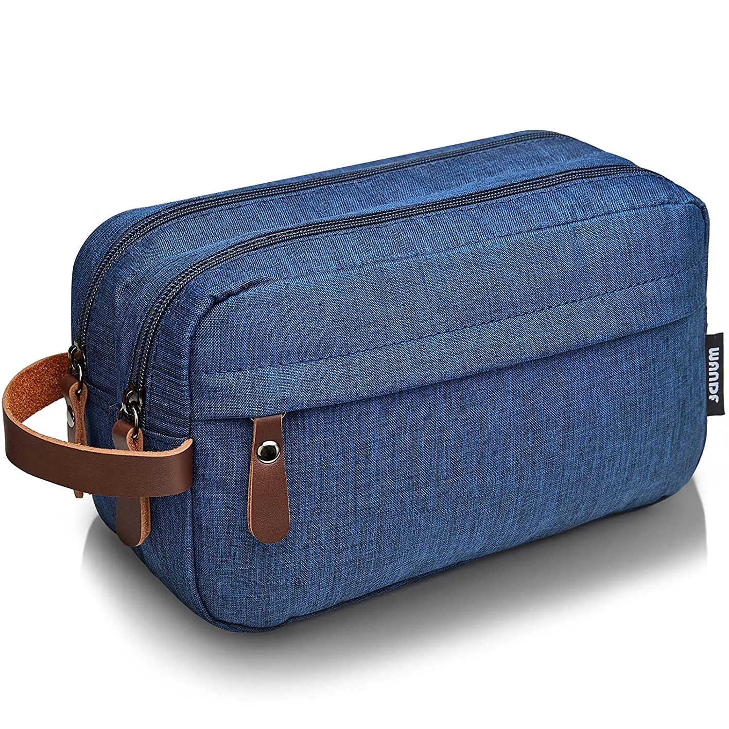 

WANDF Lightweight Small Nylon Shaving Bag Toiletry Bag For Travel Outdoors