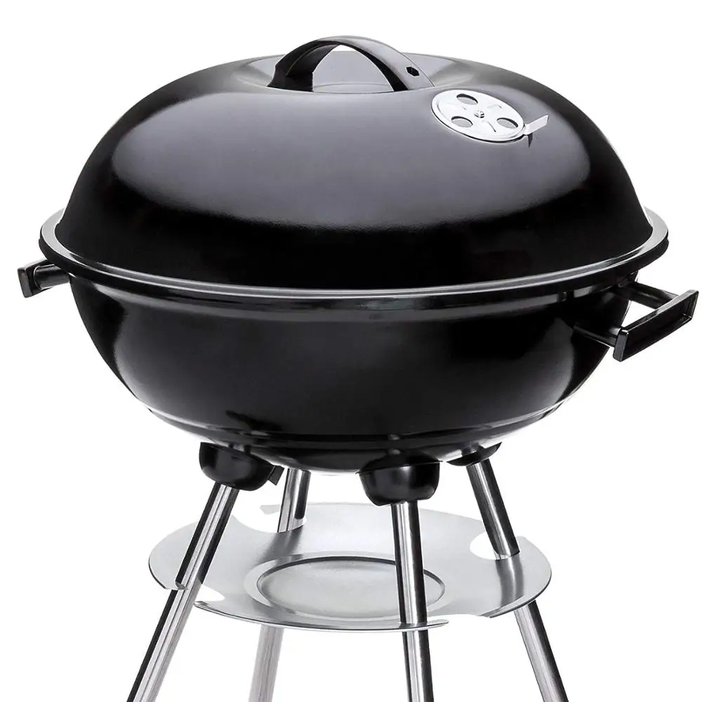 18 英寸便携式钢炭烧烤烧烤炉,具有庭院,野餐,尾门 bbqg-22017c 的热