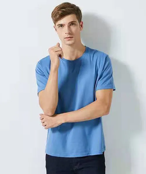 

men women unisex custom t shirts printing or embroidery oem logo blank plain men's t shirt