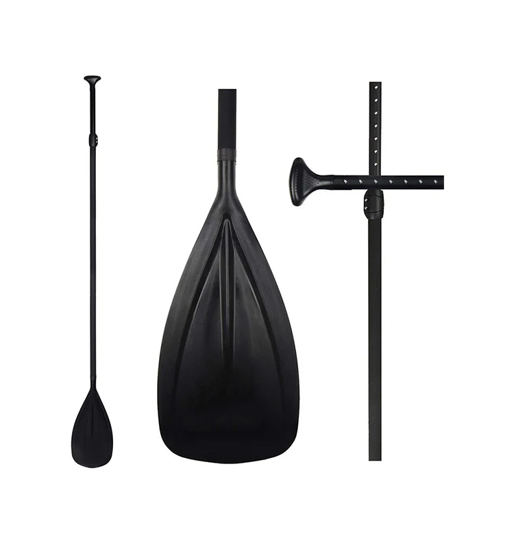 

Paddle for SUP Board Adjustable Alloy Stand Up SUP Paddle Aluminum Shaft, Black