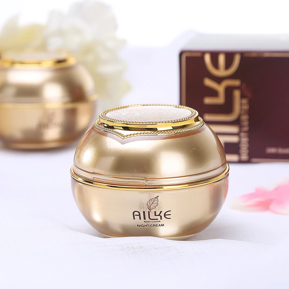 

AILKE Hot Selling Private Label Ladies Face Cream Anti Wrinkle Repair Dark Spot Removing Whitening Facial Care Cream, Day:white,night:yellow