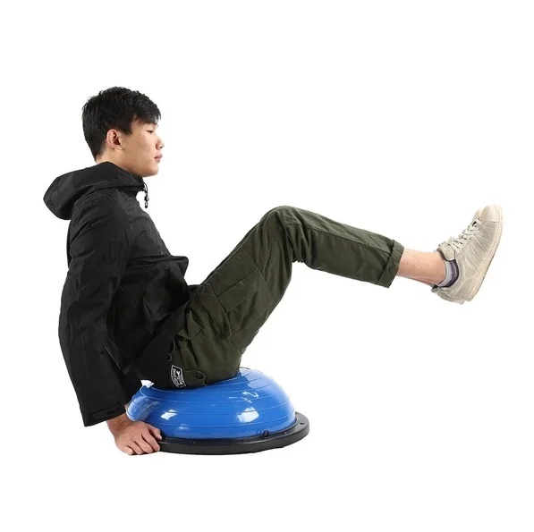 

Gym Fitness Equipment Semi-circle Balance Training Ball Hemisphere Ball Half Yoga Ball, As picture