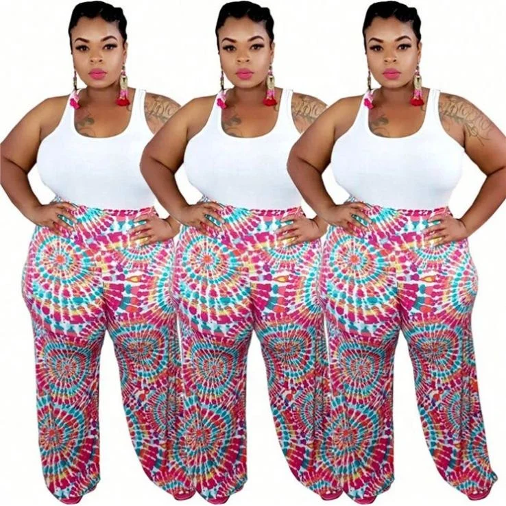 

Hot Sale Fashion Casual Fat Women Female Bottoms Ladies Plus Size Trousers Pants