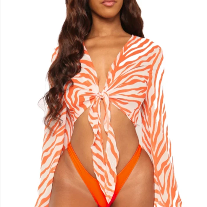 

Wholesale Summer Mesh Micro swimsuit Thong 3 piece bikini swimwear women beach cover up, Picture showed
