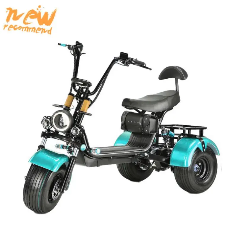 

Electric Trike 48V 800W/800W Electric Tricycle 3Wheel Cargo Bike With Rear Suspension For Adult, Black