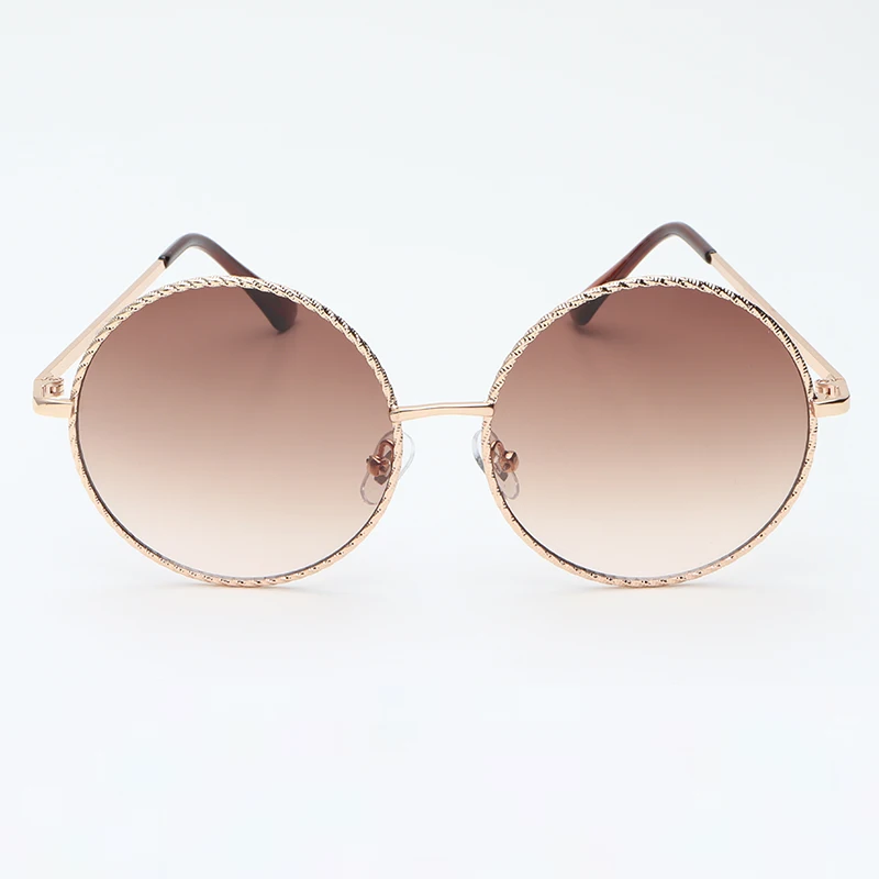 

eBay Hot Sale UV400 Protected Lens Cycling Woman Stainless Frame Women Round Frame Sunglasses Metal