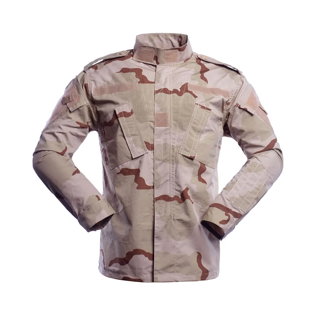 

High quality custom Army military uniform 3 color desert camouflage military uniform