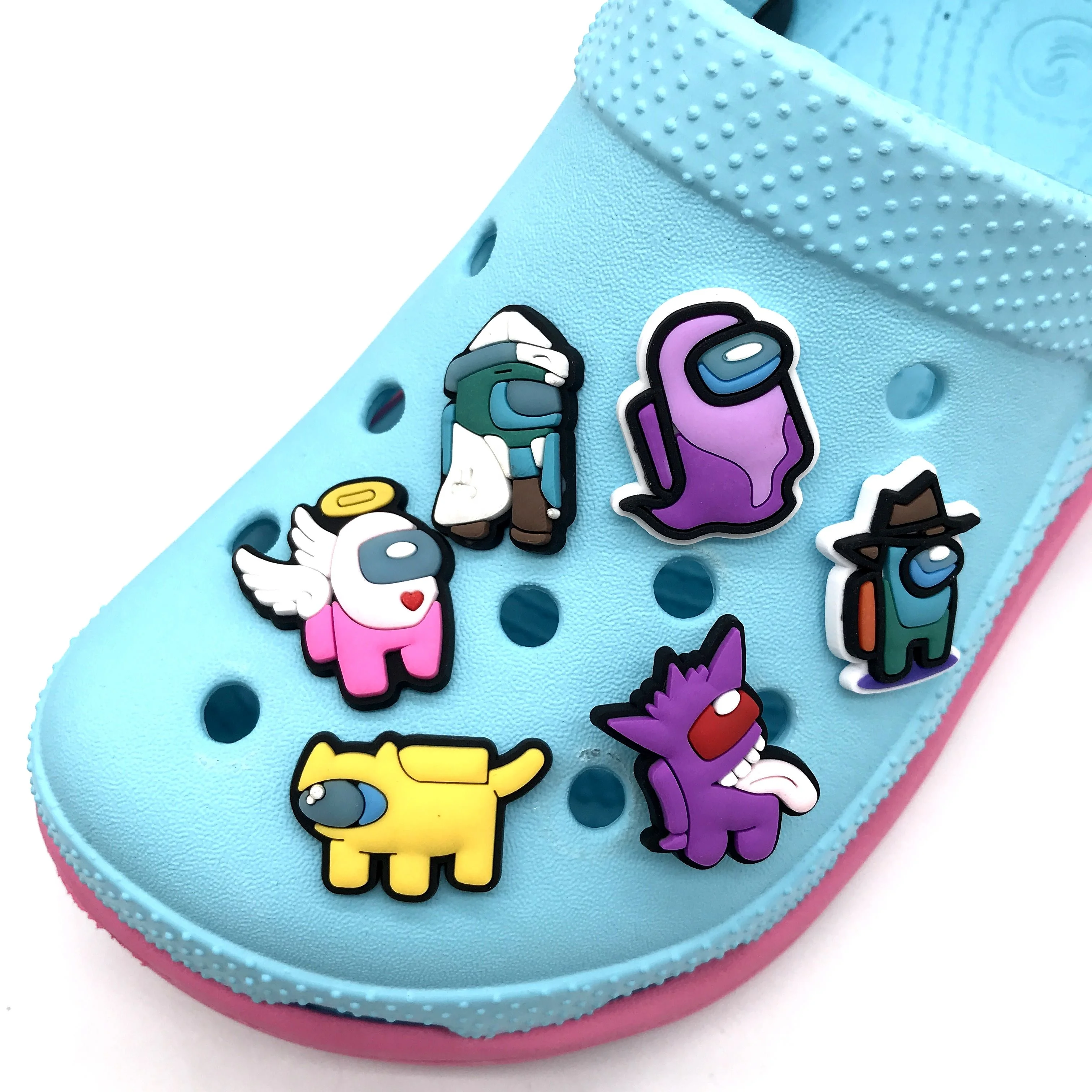 

Amongus shoes decoration charms pvc charm for shoe charm jibz