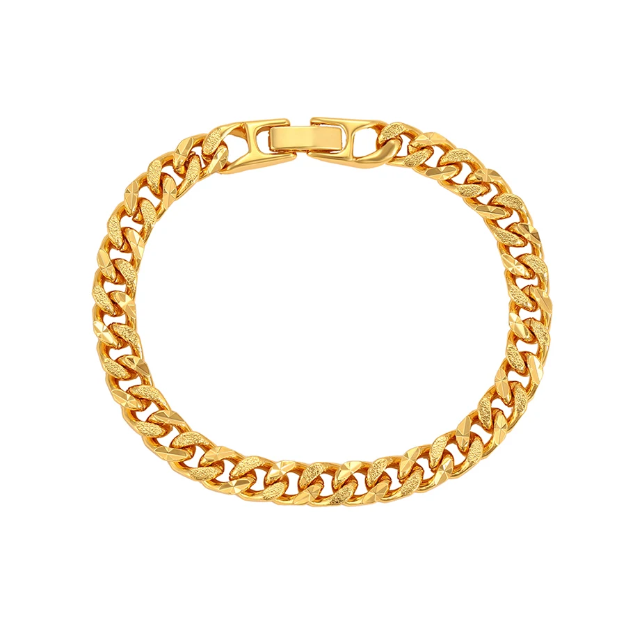 

76727 xuping jewelry fashion 24k gold plated simple bracelets wholesale bracelets for women