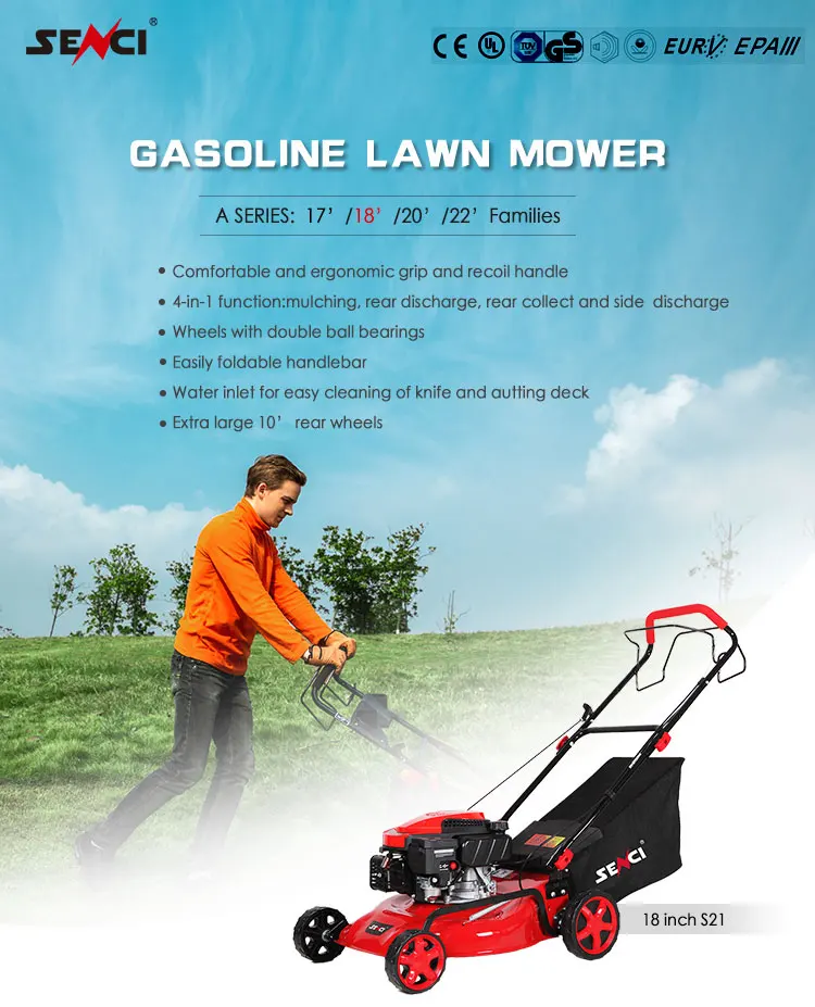  Gasoline Garden Lawn Mowers  supplier