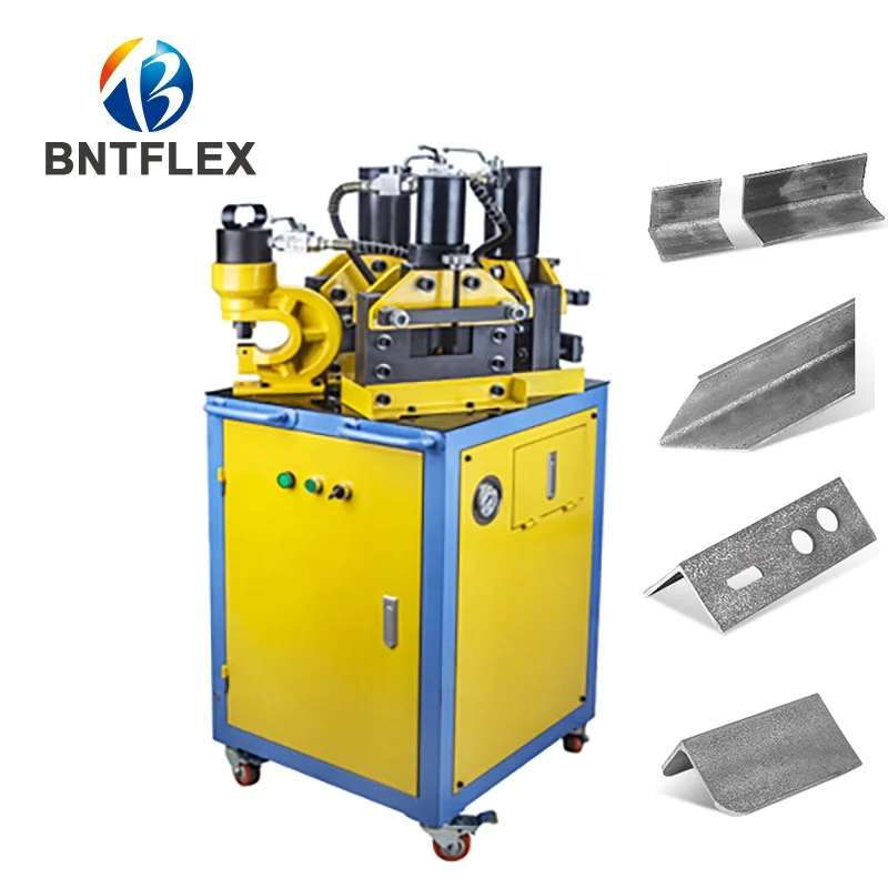 

XFJGJ-D Multifunctional hydraulic flange angle steel angle iron processing machine four-in-one punching machine cutting machine