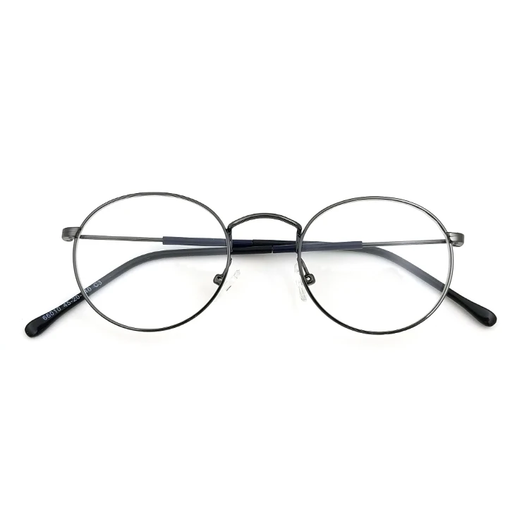 

Safety metal Frame Eyeglasses with Anti blue function optical glasses for unisex women