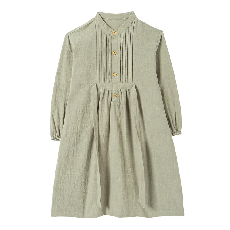 

2020 Spring and Summer pastoral style 100% cotton children clothes baby girl kids dresses