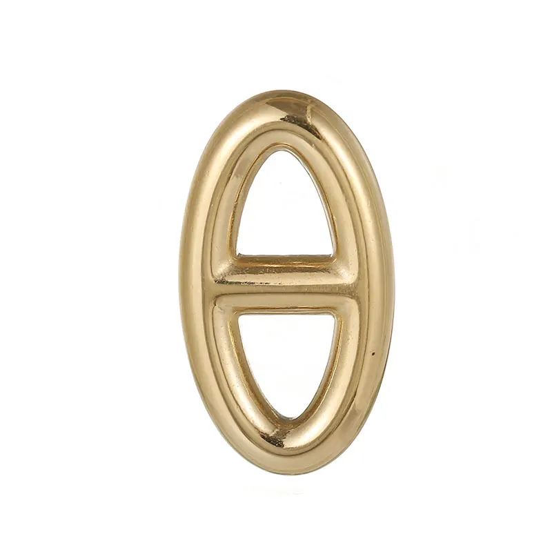 

High Quality Stainless Steel Jewelry Belt Buckle Shaped Donut Charm Vendor Bracelet Pendant For Men