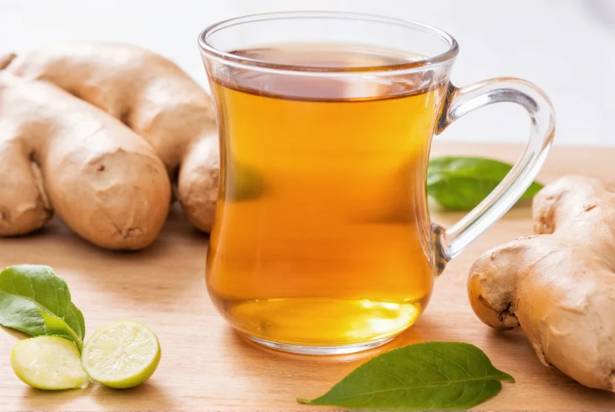 Comparison of fresh ginger root, dried ginger slices, and ginger powder for tea preparation