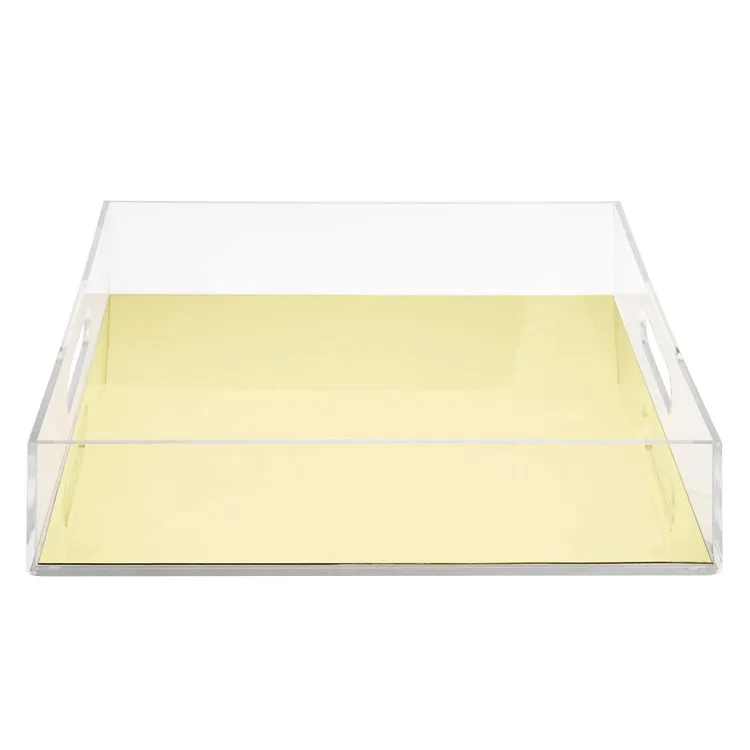 Wholesale Manufacturer High Quality Acrylic Plastic Square Trays For