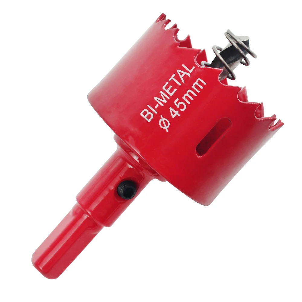 
M42 HSS PREMIUM COBALT Bi metal hole saw with center drill bit spring for plasterboard iron sheet wooden board 