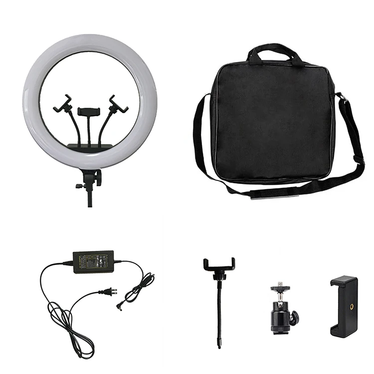 Camera Phone Video Led Light 18"70W LED Ring Light 3000-6000K Photography Dimmable Ring Lamp