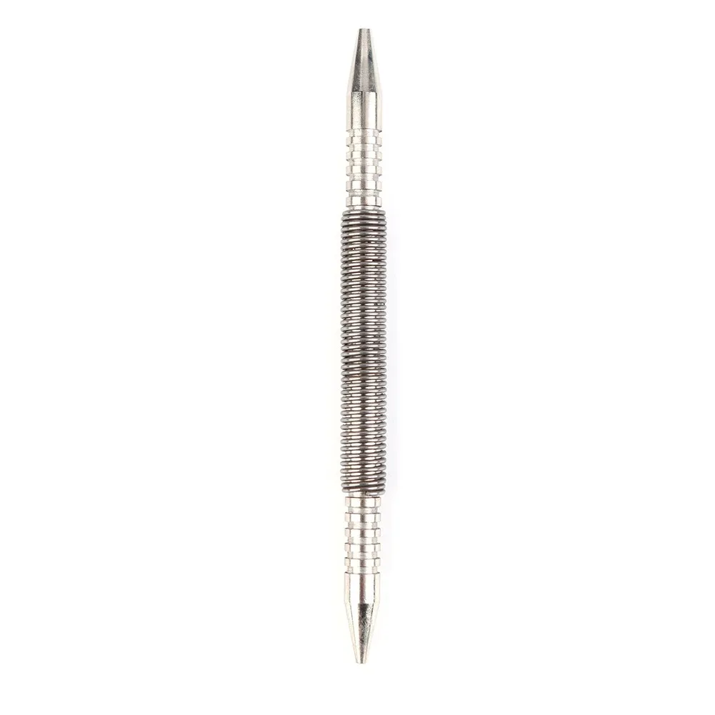 Spring Loaded Dual Head Nail Punch Spring Tools Hammerless Double Ended Prick Punch Center Punch Hand Tools