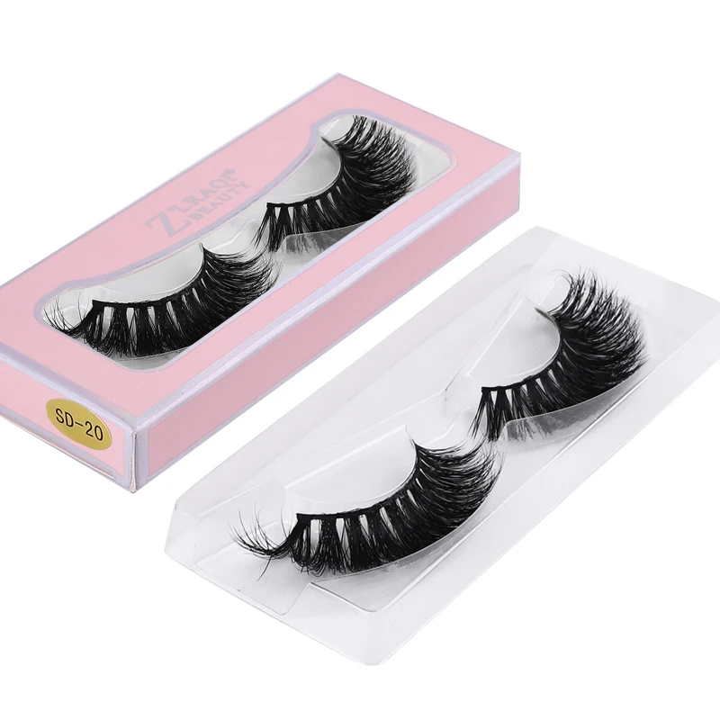 

Wholesaler 3D Mink Eyelashes 15-22MM Mink Lashes Full Strip Eyelashes Natural Looking Eyelash 25MM Vendor, Natural black