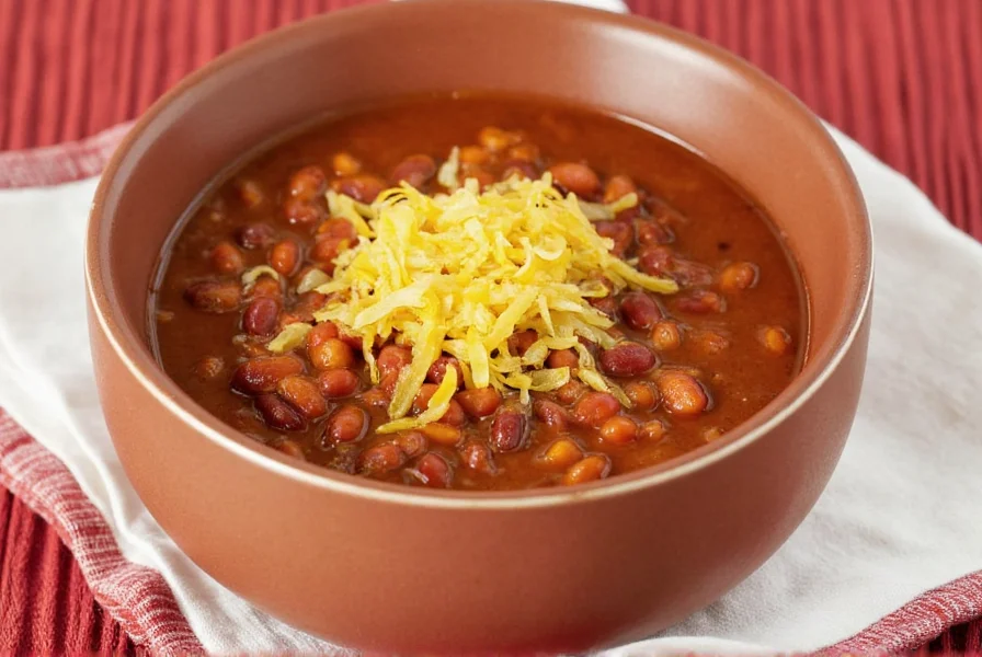 Family Enjoying Chili Together