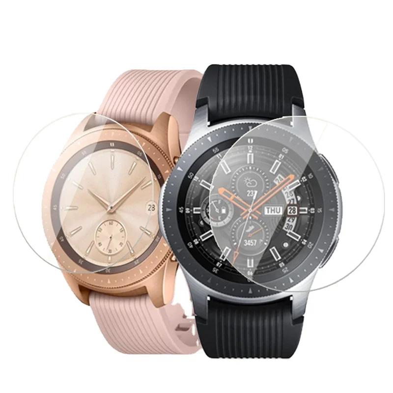 

SIKAICASE Curved Edge High Definition Box Package Nano Tempered Glass Screen Protector For Galaxy Watch S4 Screen Film, Transparent