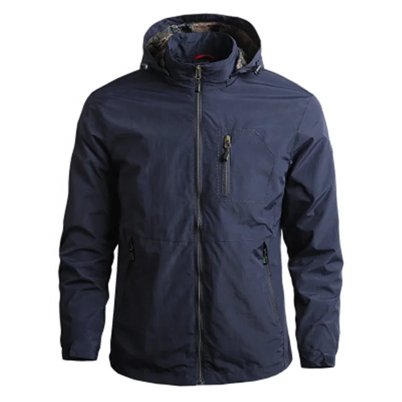 

Spring Windproof Outdoors Sports Men's Jackets, Khaki/army green/dark blue