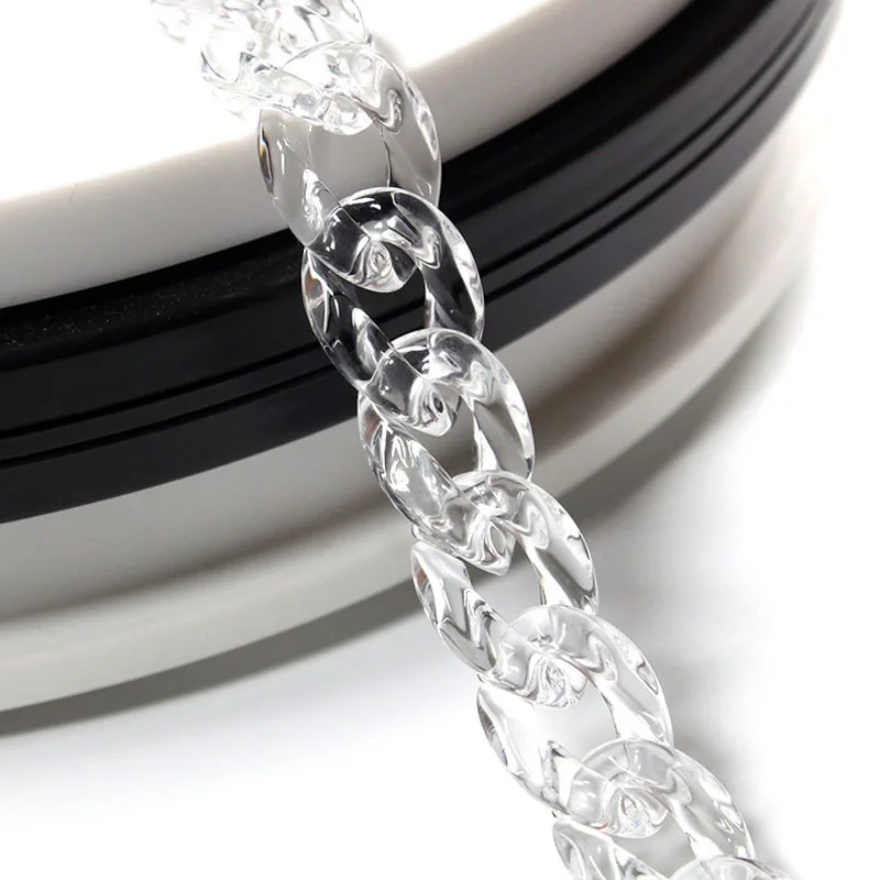 

Hight quality acrylic chain DIY clear acrylic shoulder chain, Transparent