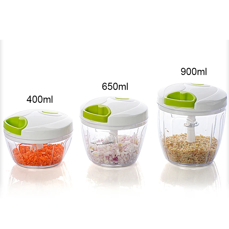 

Kitchen manual Easy Pull Handheld speedy chopper