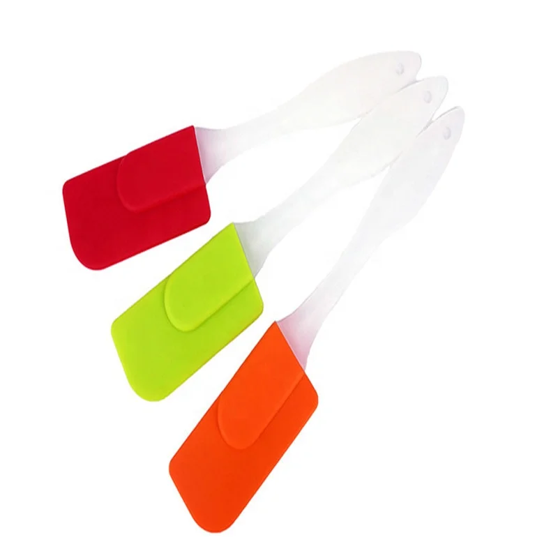 

7.5inch Heat-Resistant Non-Stick Baking Tools Durable Detachable Cake Spatula, Red/orange/green