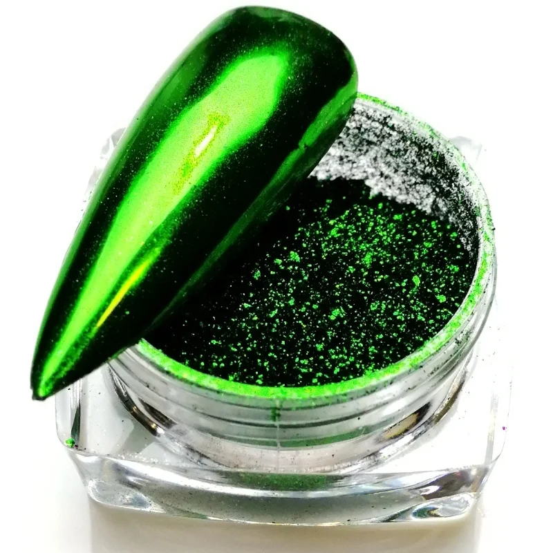 

1 Box Nail Art Glitter Mirror Powder Corrina Beauty Chrome Glitter Rub Pigment Powder chrome powder nail art, 24 colors