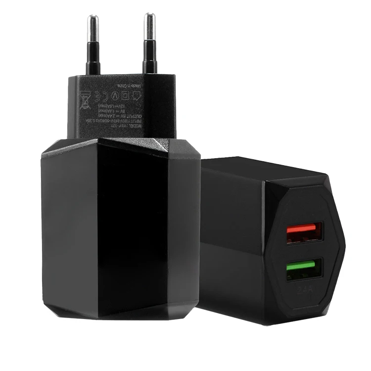 

Popular and trending Dual USB ports PD 30W Charging 2 port usb Wall Charger, Black white