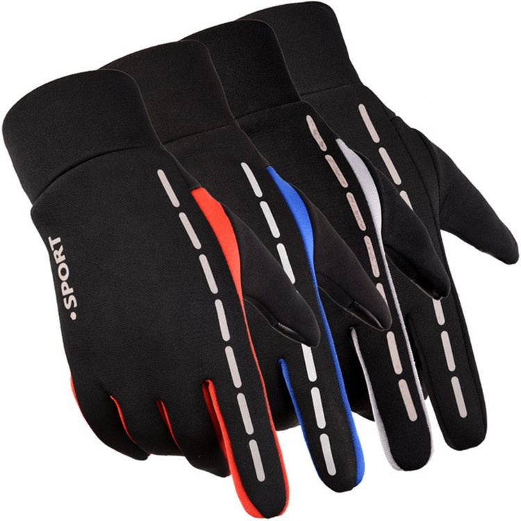 

Outdoor Sport Winter Hiking Motorcycle Running Touchscreen Driving Cycling Gloves, Black,blue, red