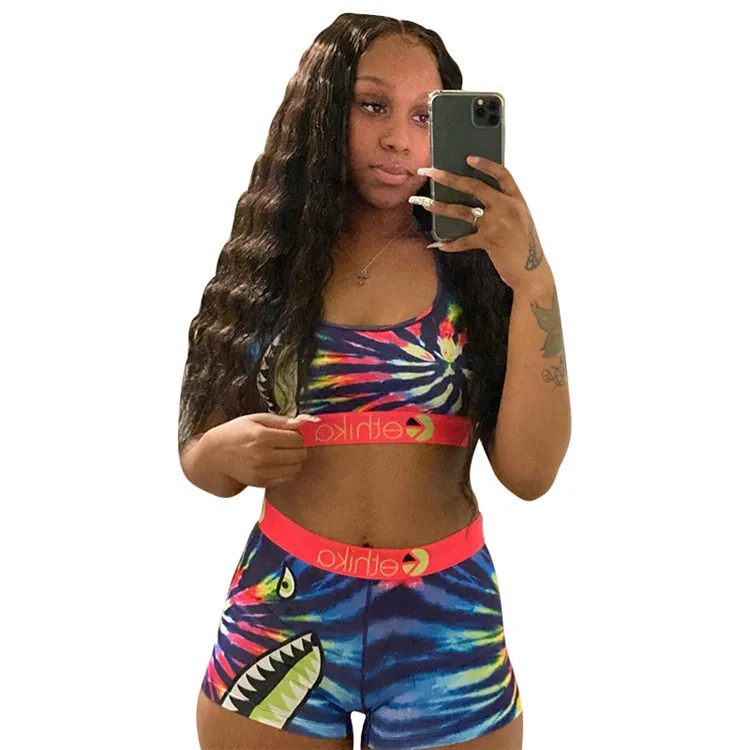 

Hot Sale Sexy Short Stack Set Customized Ethika Women Set Underwear Two Piece Women Sweatsuit Set, Purple, white, khaki