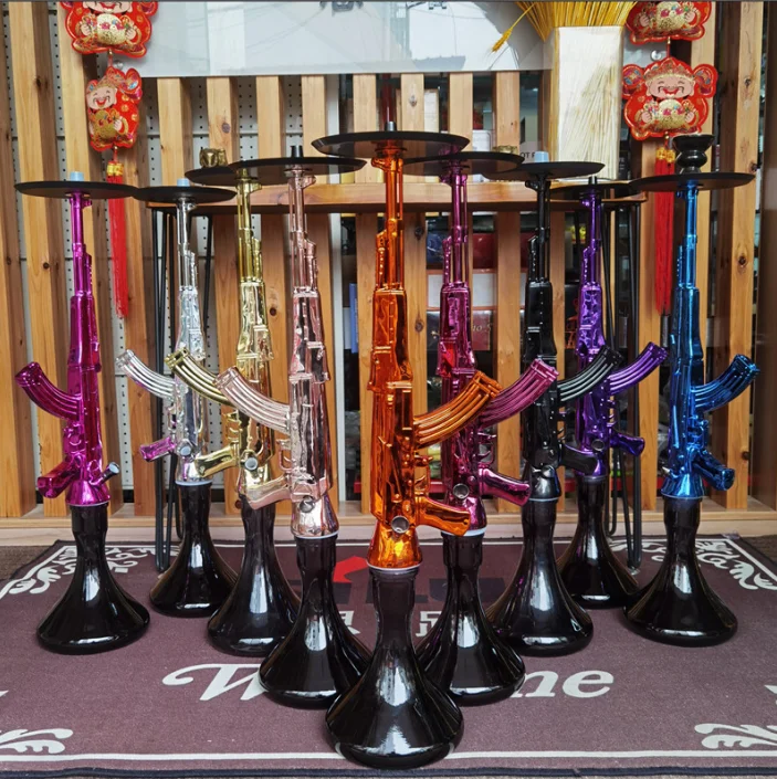 

Wholesale high quality hookah ak 47 hookah gun shisha sheesha hookah ak47, Colorful