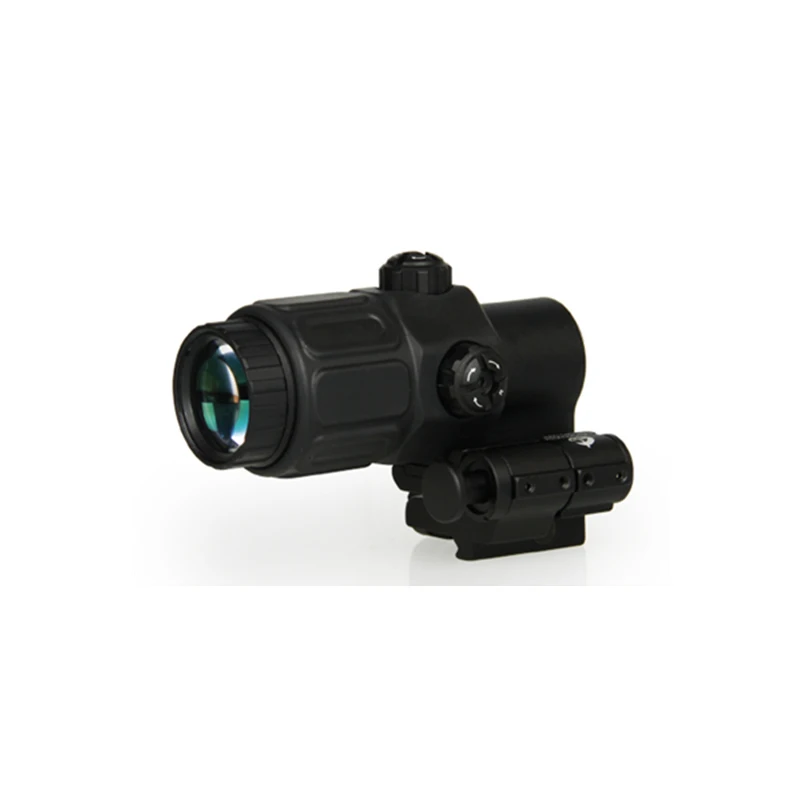 

Hot Sell Holographic Sight 3X Magnifier With STS Mount Tactical Rifle Scope For Assaulting Picatinny Mounting Rail HK1-0212, Black/tan